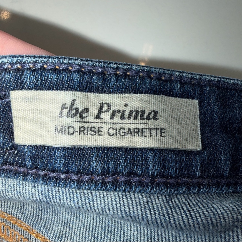 AG Adriano Goldschmied Prima Mid Rise Cigarette Jeans 27 Made USA - Picture 6 of 8